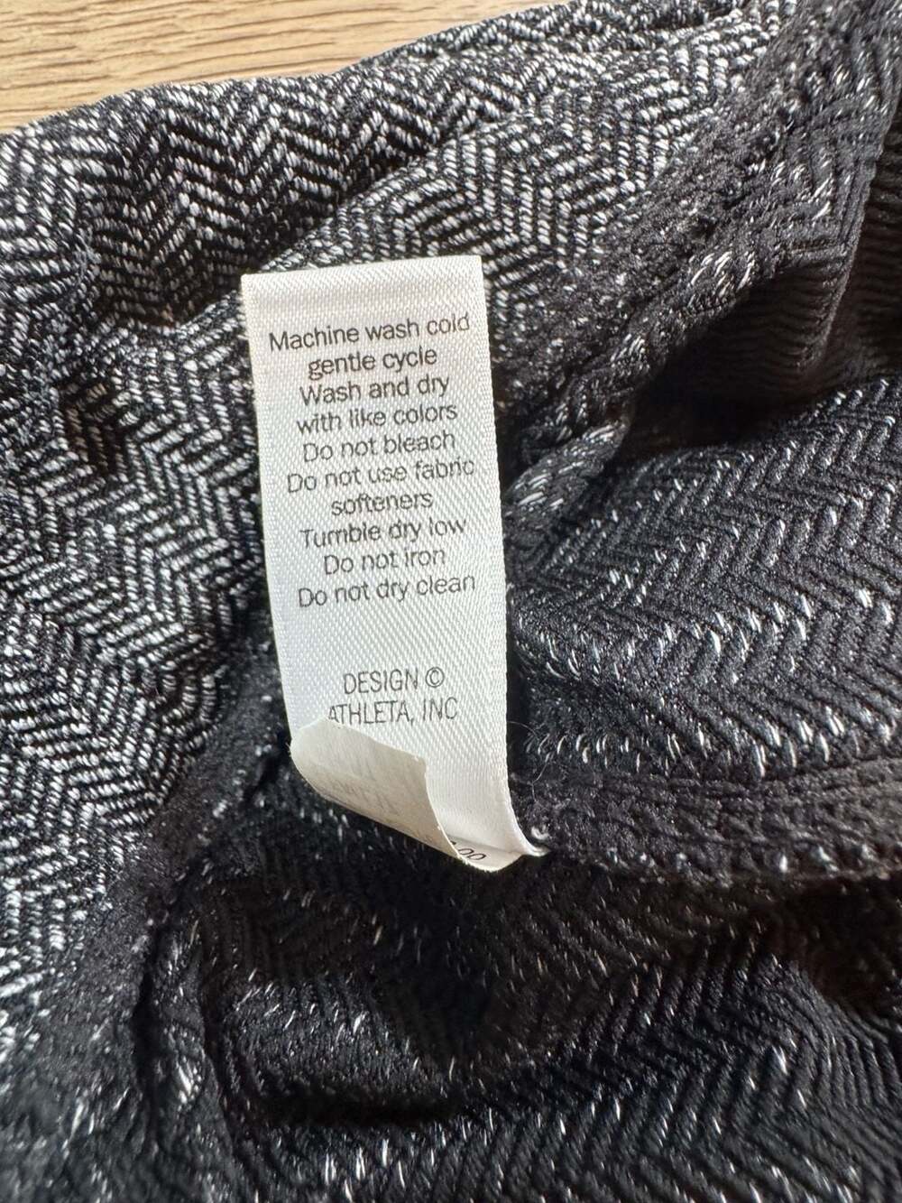 Athleta Delancey Herringbone Tight Leggings Gray Commuter Ponte Pants S - Picture 12 of 15